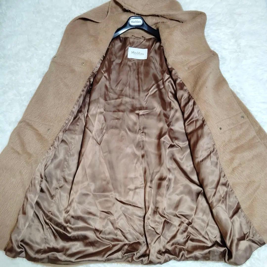 未使用級 マックスマーラ 最新モデル 白タグ アルパカシャギー フード