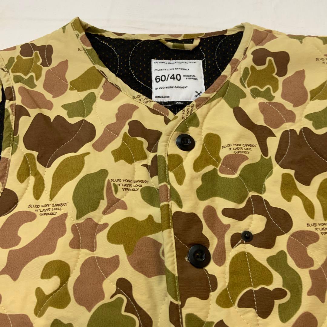 ブルコ ワークガーメント 迷彩ベスト XL 最 安値
