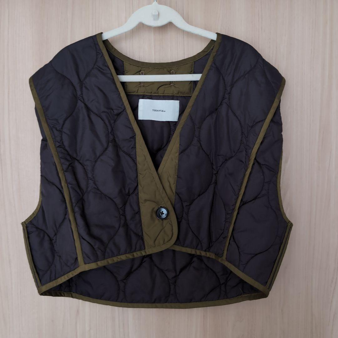 todayful キルティングベスト - メルカリ
