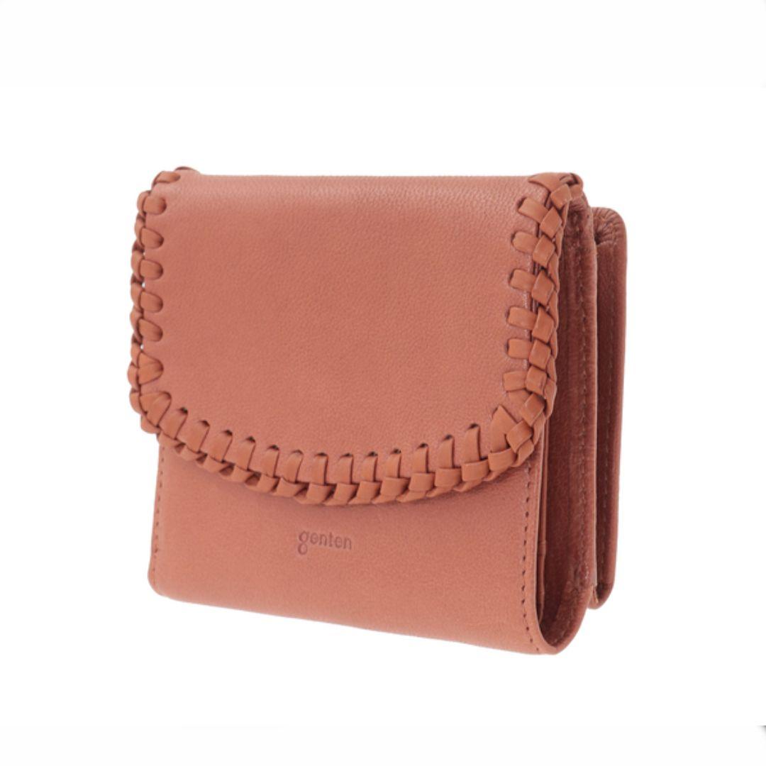 【美品】ゲンテン genten ウールシープソフト　二つ折り　財布 　44871 ウールシープソフト 二つ折り財布｜商品一覧 | 革財布、バッグのgenten