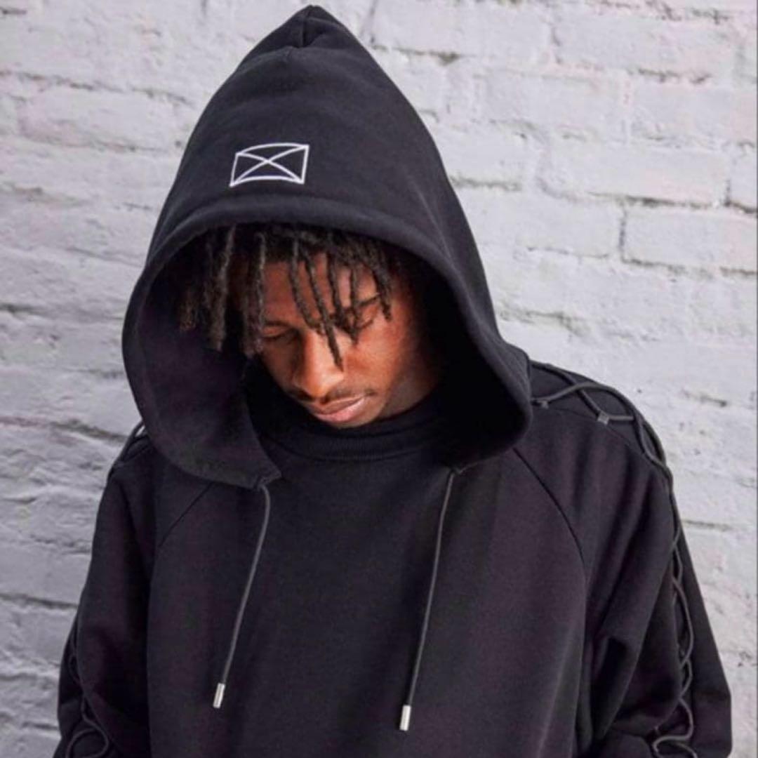 MLVINCE OVERSIZED DRESS SLEEVE HOODY 黒 - メルカリ