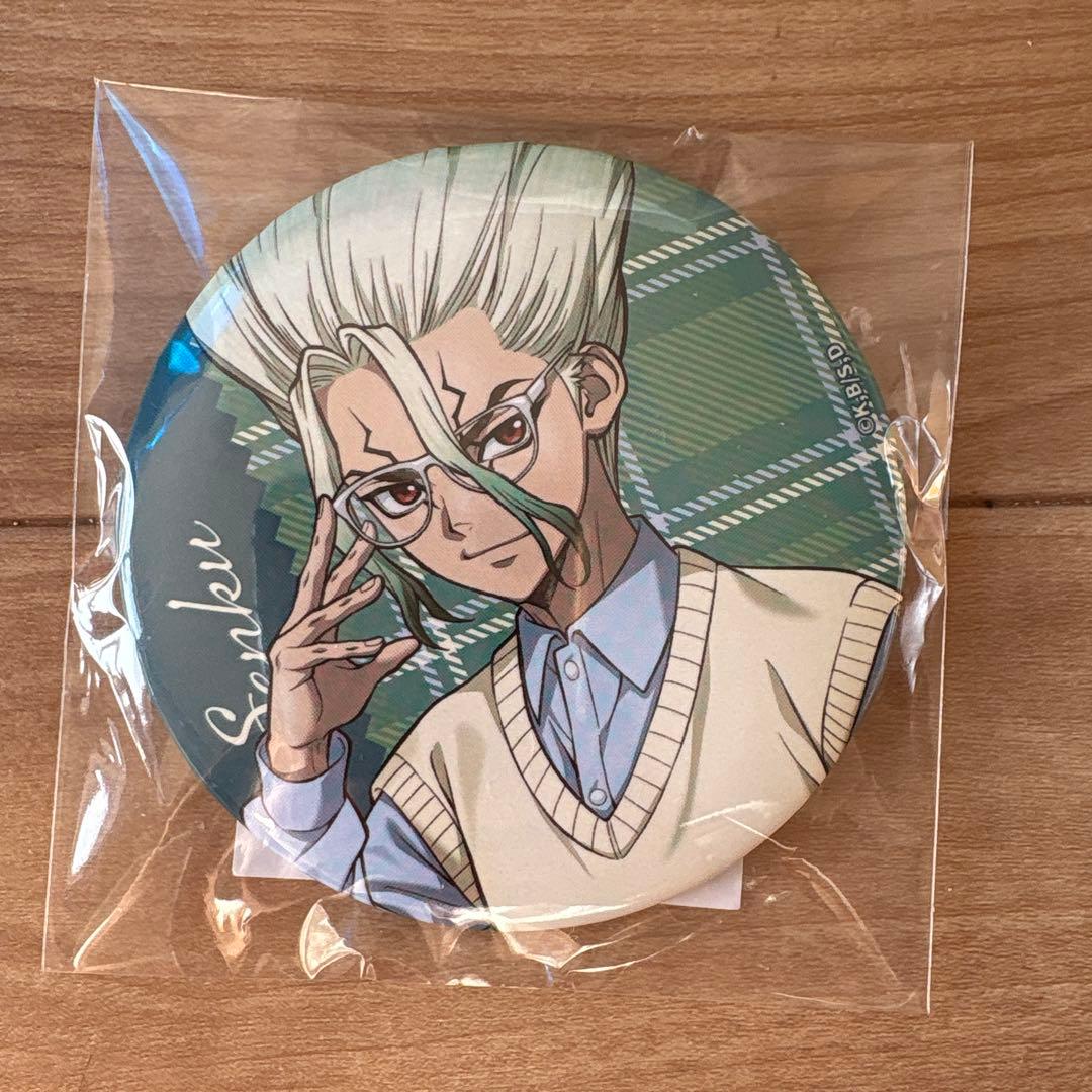 dr.stone くじ引き堂 読書の秋 石神千空 D-1 缶バッジ - メルカリ