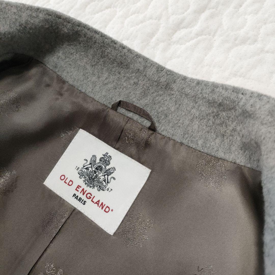 極美品✨オースチンリード カシミヤ100％ スタンドカラーコート グレー