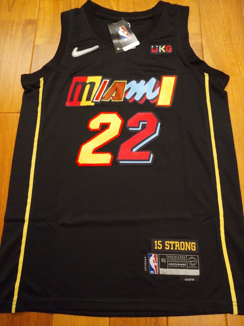 チ*ス様 ナイキ マイアミヒート バトラー選手 ユニフォーム 新品未使用 楽天市場】NBA ジミー・バトラー マイアミ・ヒート ユニフォーム 2022
