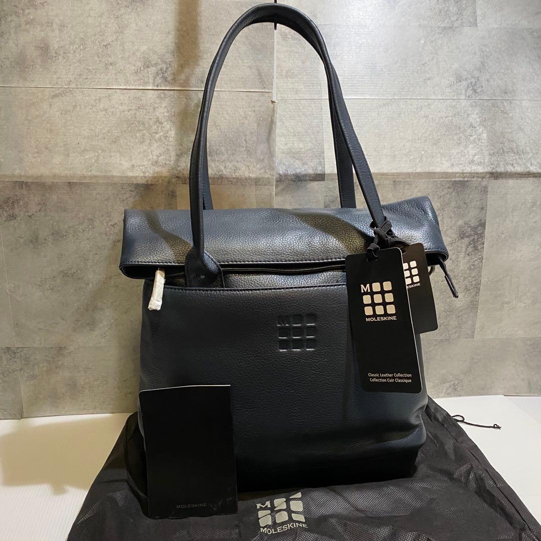 未使用】Moleskine クラシック ウィークエンド トートバッグ ネイビー