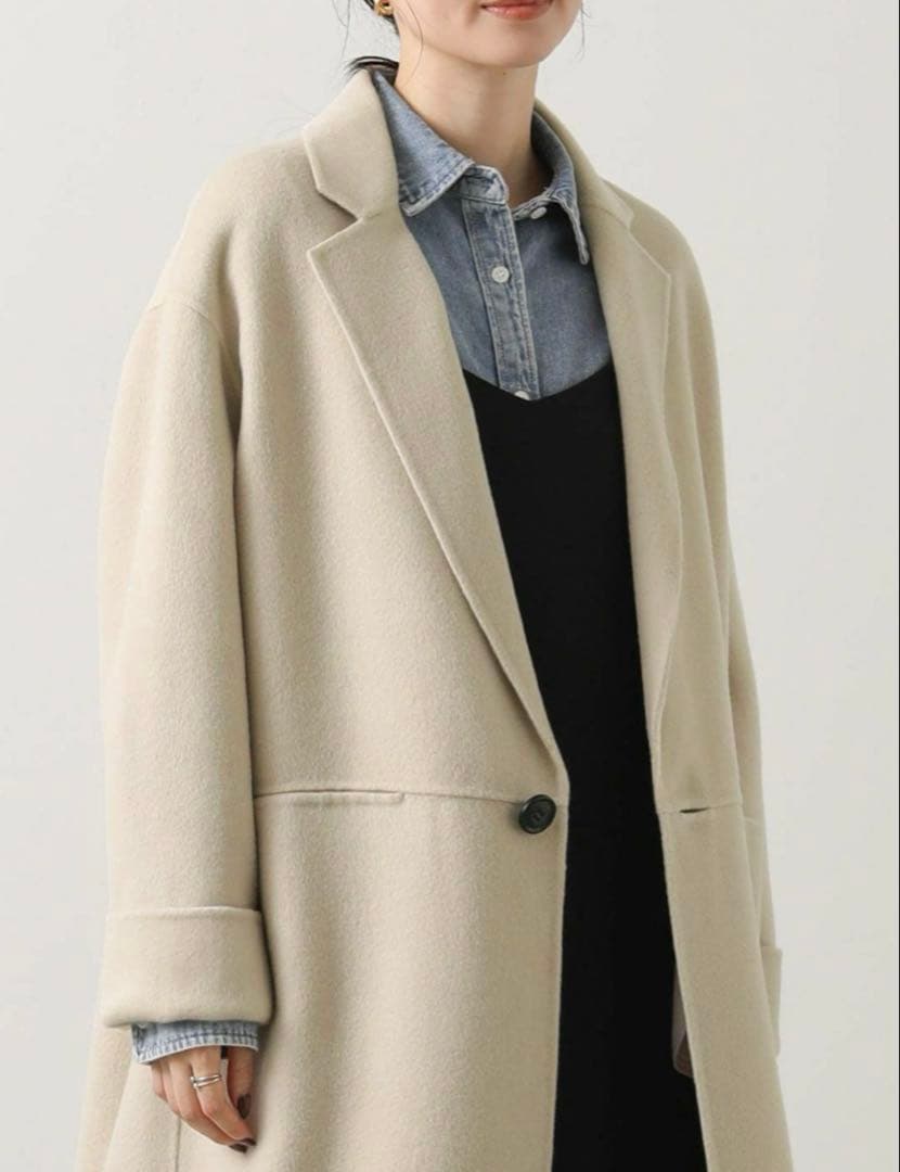 Gready Brilliant ダブルフェイスロングコート Gready Brilliantダブルフェイスロングテーラードコート | SEKIMIKI Online