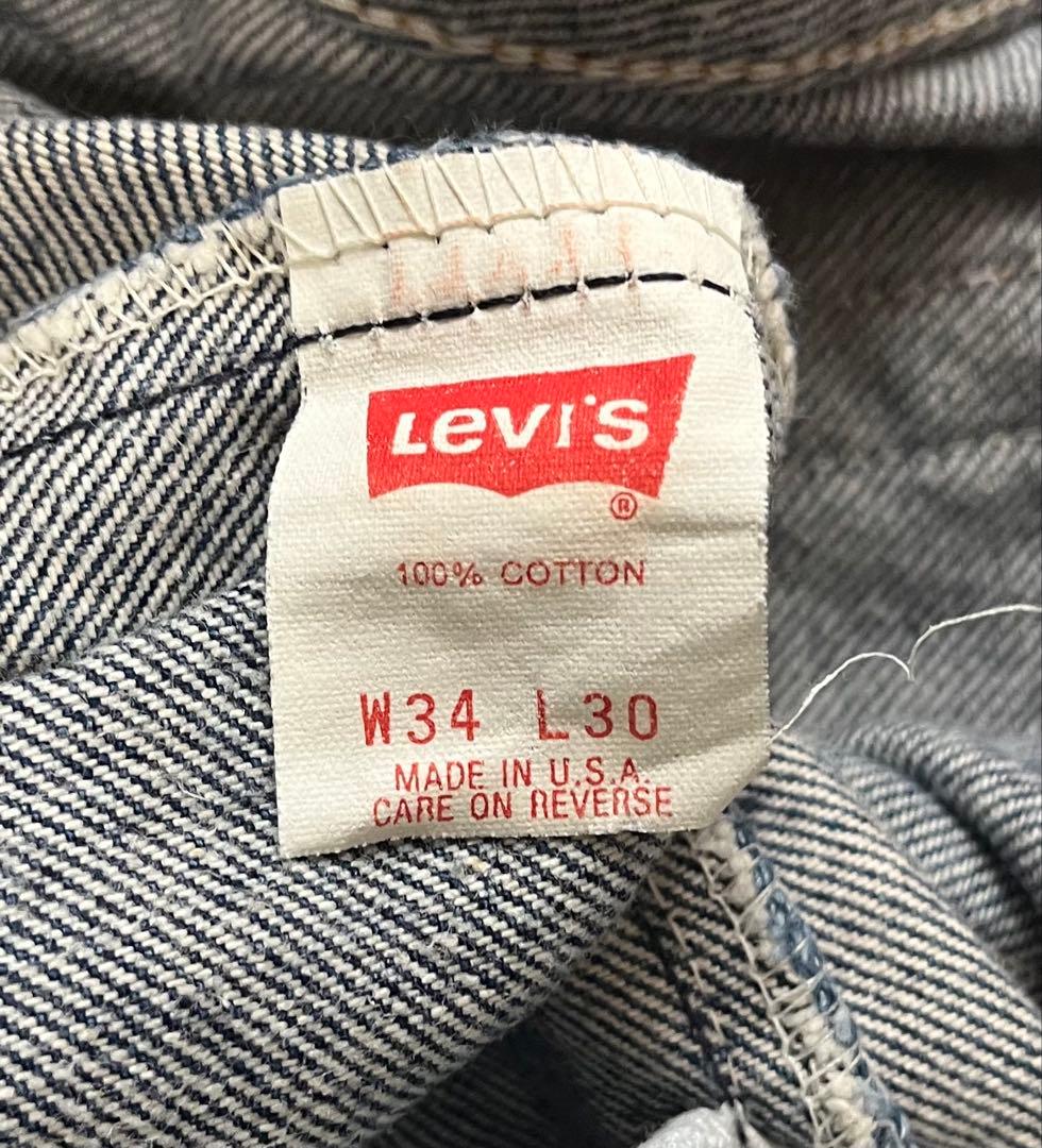 90's Levi's リーバイス 505 USA製 w34-30表記 - メルカリ