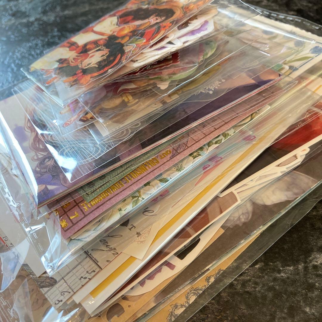 可愛い厳選！】コラージュ素材 M18 まとめ売り おすそ分け シール