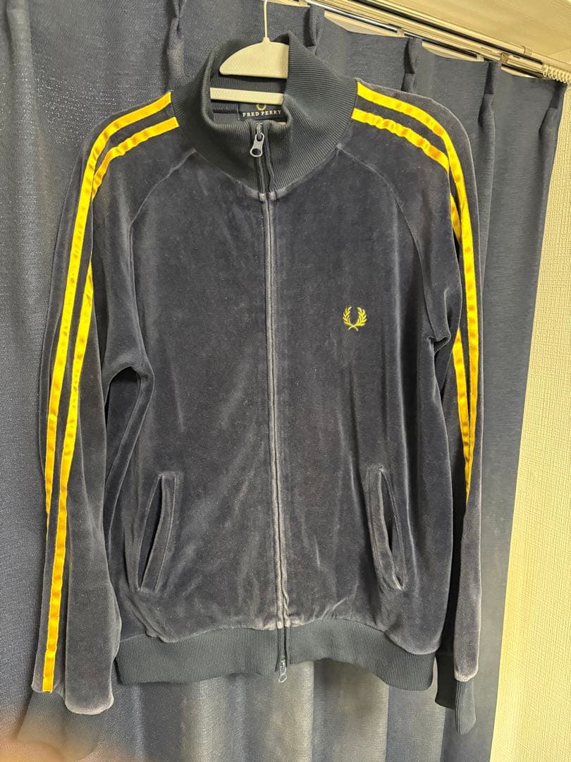 FRED PERRY ネイビー ジップアップジャージ M Fred Perry