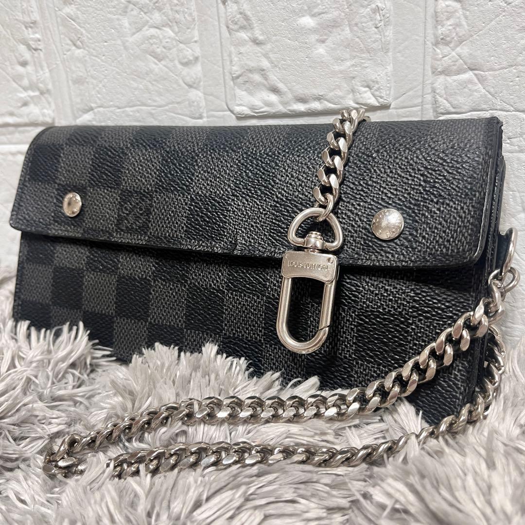 ルイヴィトン アコルディオン ダミエ グラフィック 長財布 ウォレット