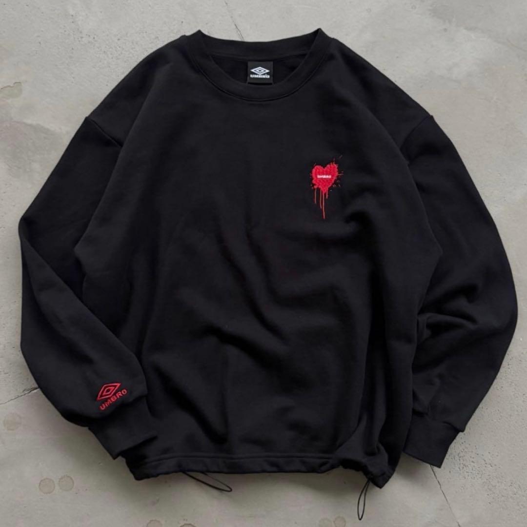 ONCILY UMBRO/ HEARTLOGO SWEAT BLACK L - メルカリ