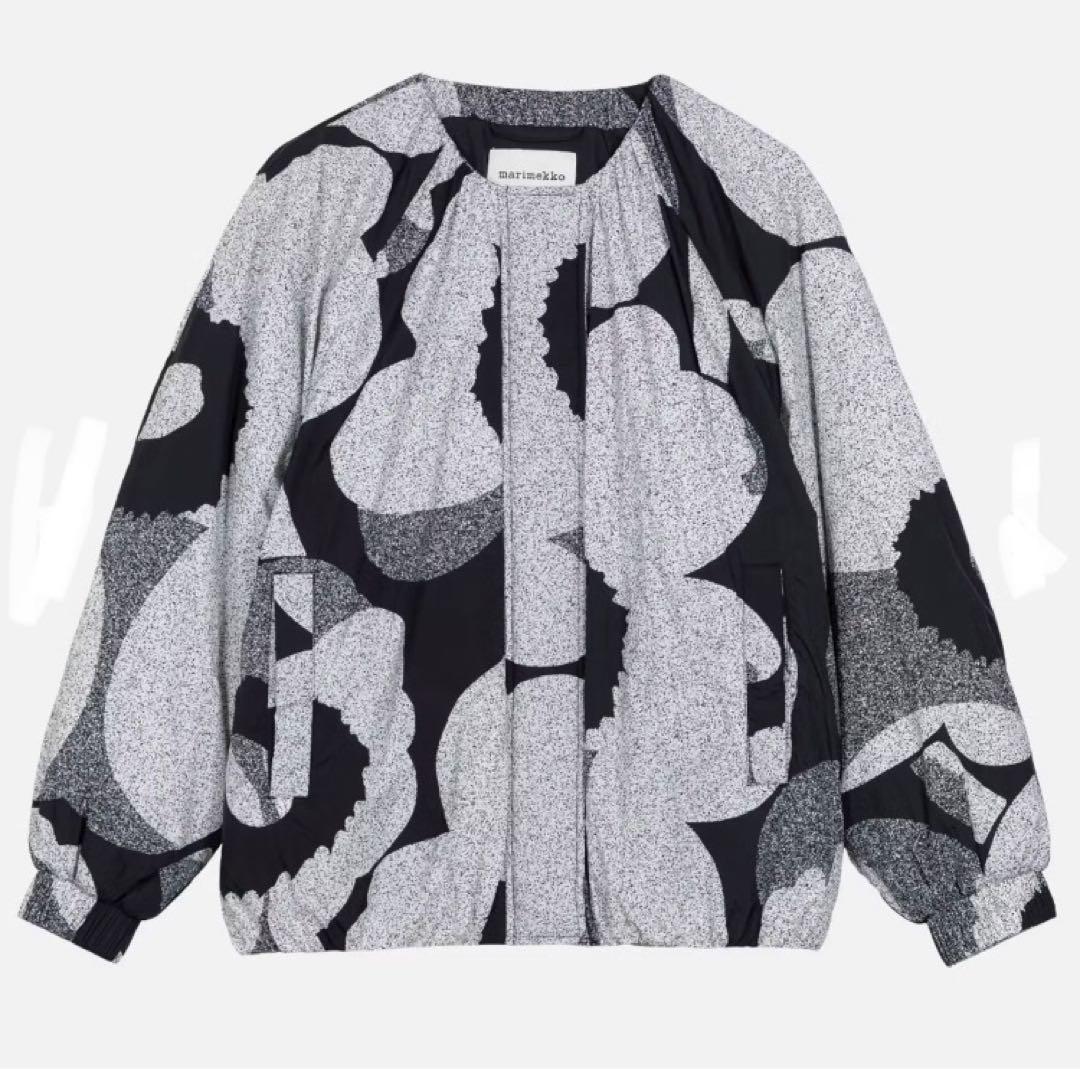 タグ付き新品 マリメッコ 中綿ジャケット コート Lサイズ ウニッコ 黒