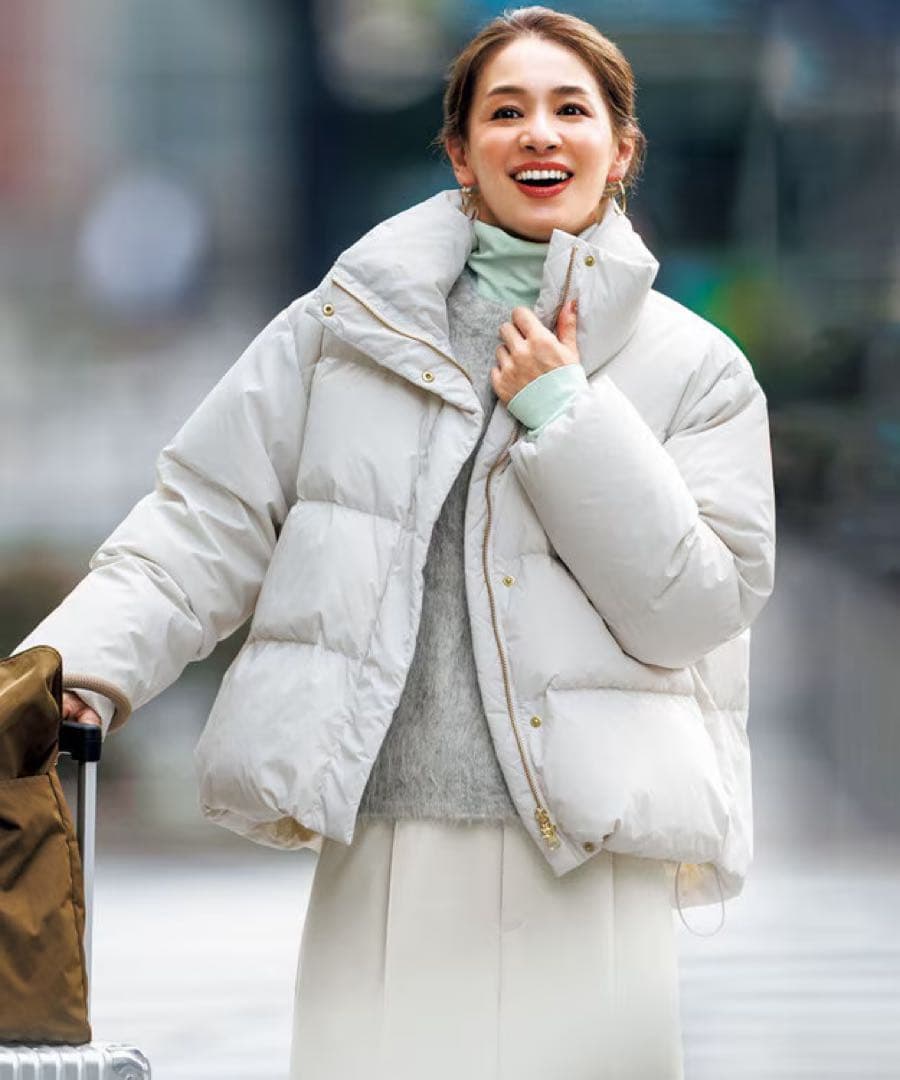 TAION 今季新品VERY掲載自宅で洗濯OK軽量で暖かいコラボ ショート