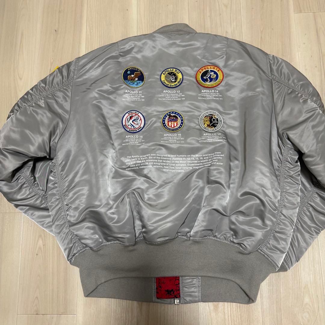 美品】ALPHA INDUSTRIES APOLO ワッペン MA-1 XLの通販はau PAY