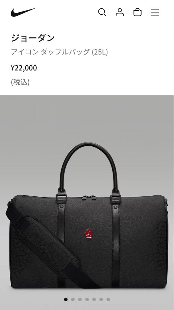 【早い者勝ち！】【正規品】jordan ジョーダン アイコンダッフルバッグ25L NIKE公式】ジョーダン アイコン ダッフルバッグ (25L).オンライン