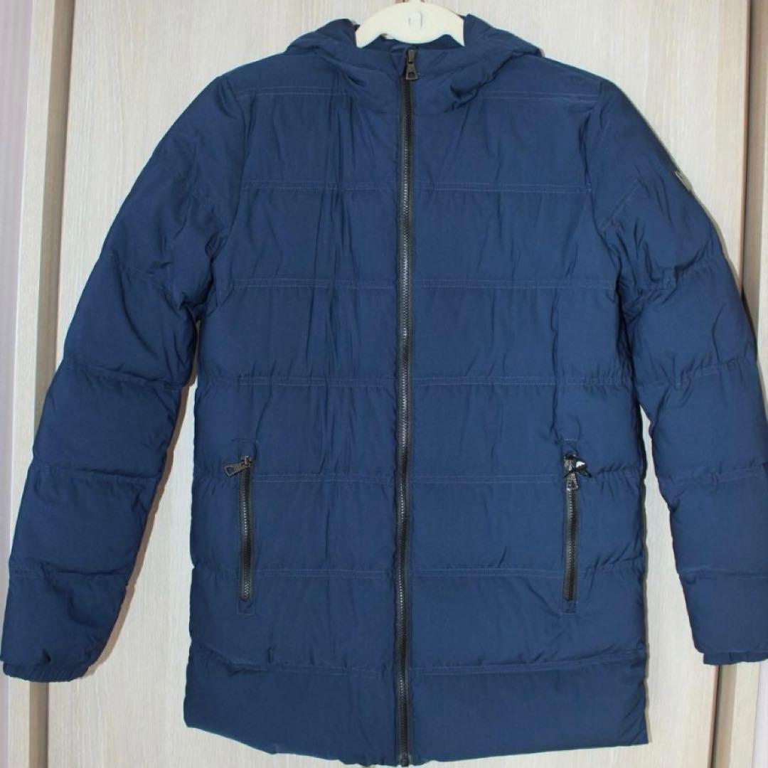 お買い得！エンポリオアルマーニ ネイビー ダウンジャケット フード