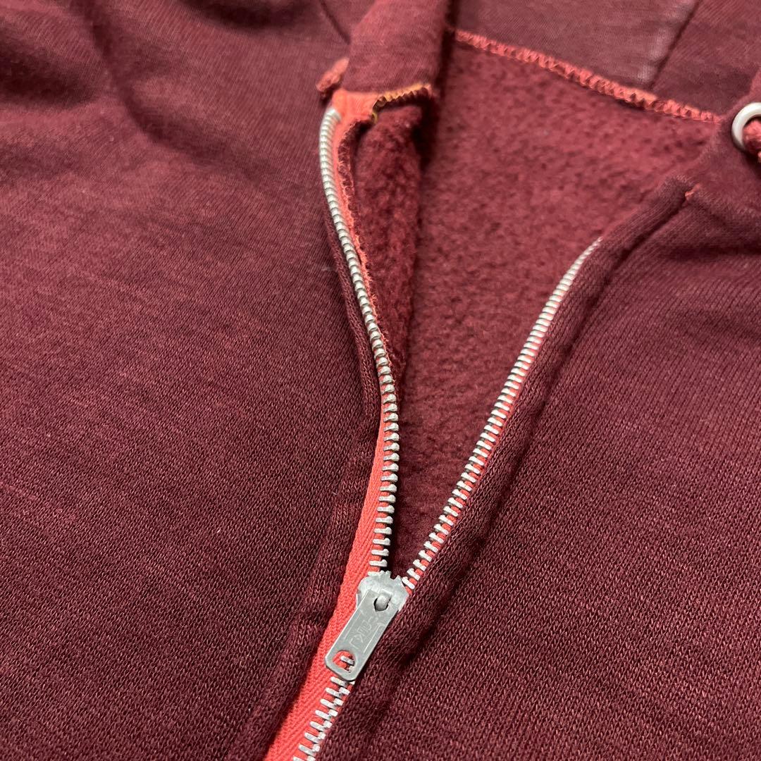 60s vintage IDEAL 片爪 アルミジップ ジップパーカー 小豆 - メルカリ