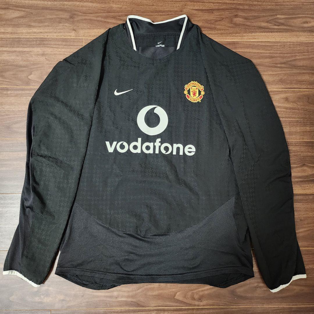 マンチェスターユナイテッド 03-05 ナイキ ボーダフォン 長袖 Mサイズ