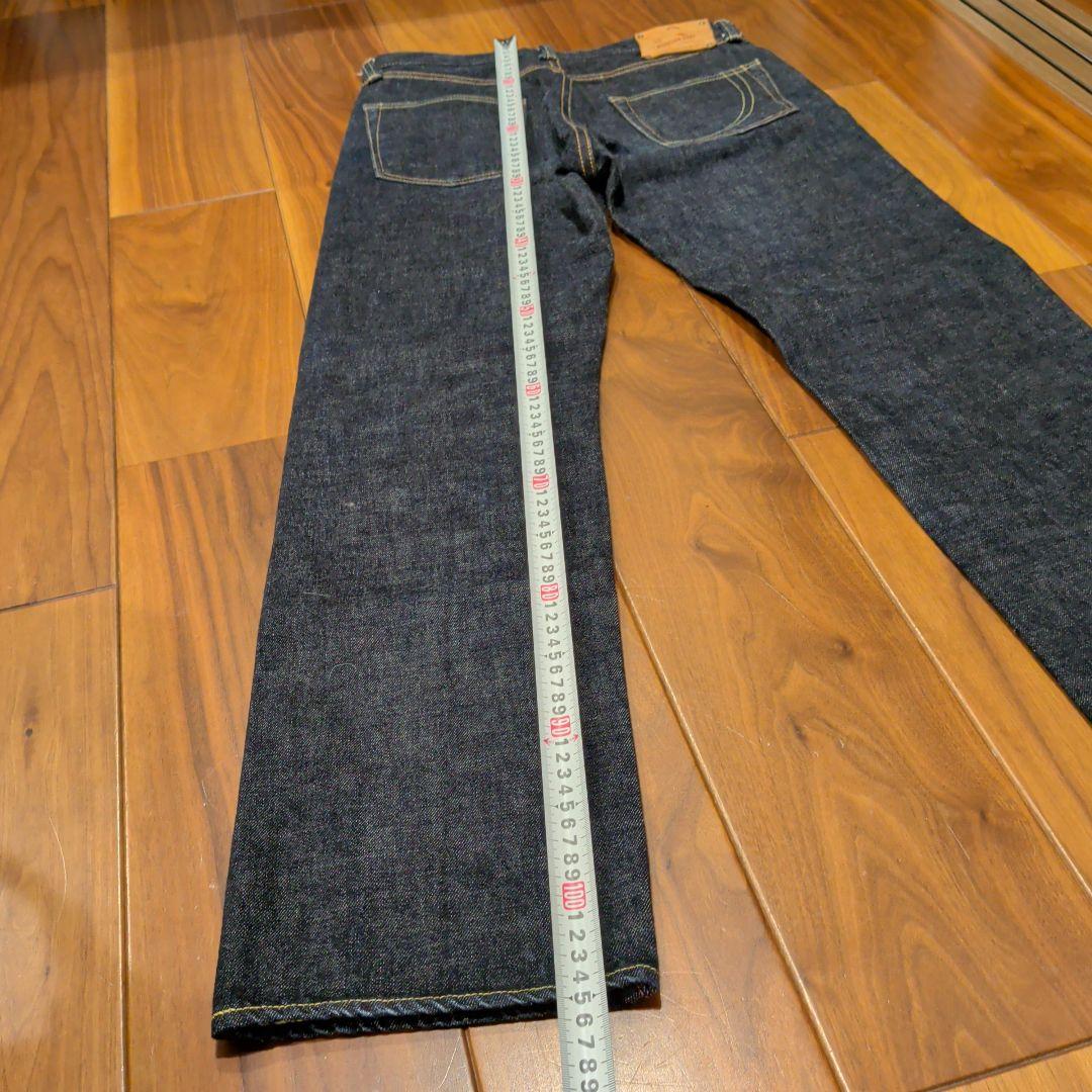 未使用級】桃太郎ジーンズ 銅丹レーベル 特濃クラッシックストレート