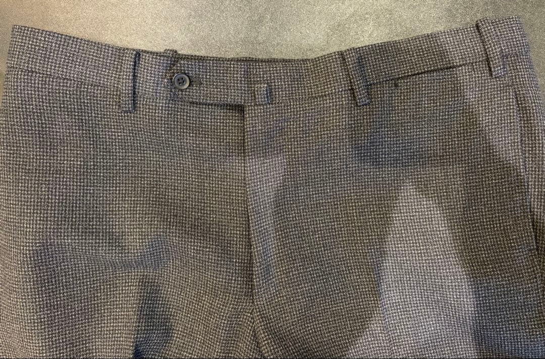 美品 Barneys New York 千鳥柄 ダークグレイ サイズ52 - メルカリ