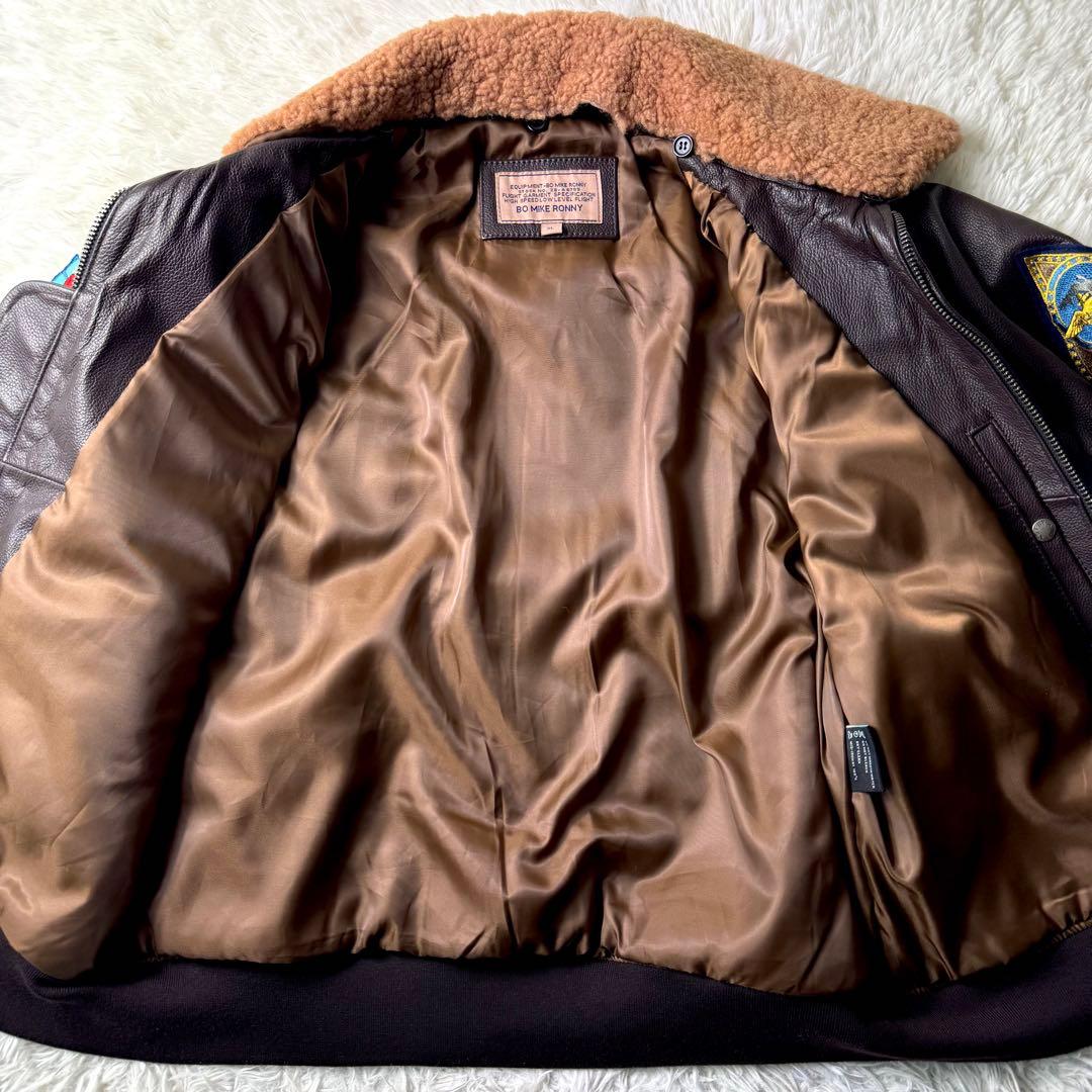 極美品✨BO MIKE RONNY フライトジャケット G-1 トップガン XL - メルカリ