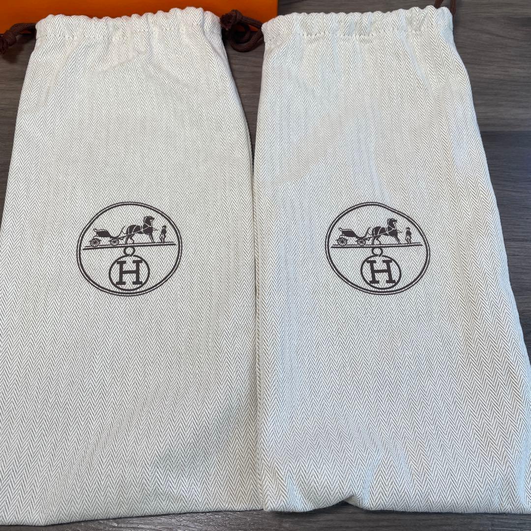 HERMESエルメス 箱付き オランムートンサンダル38