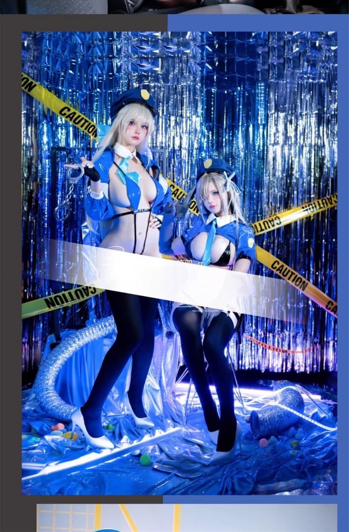 即納品ルーアーカイブ飛鳥馬トキ ポリスレオタード 歪萌舎ブルアカbooool衣装