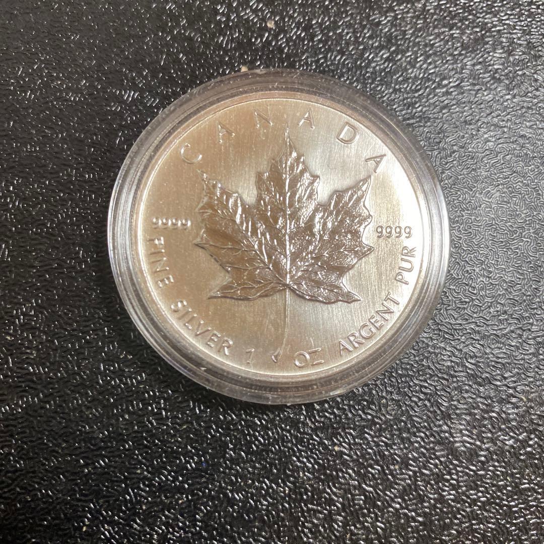 銀貨 99.9% 純銀 シルバー メイプルリーフ 銀貨 カナダ エリザベス女王