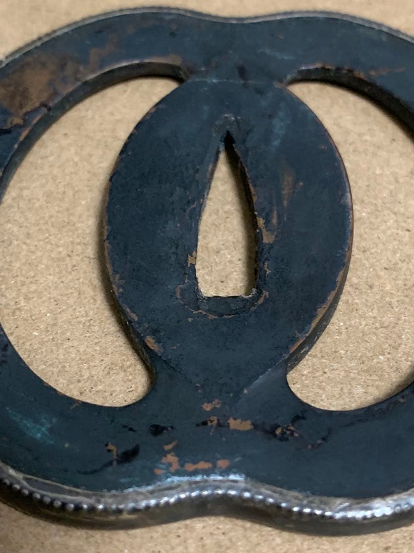 T*a様 《アンティーク・希少レア！！》《送料無料》⭐︎ 銀入り 武蔵鍔 つば