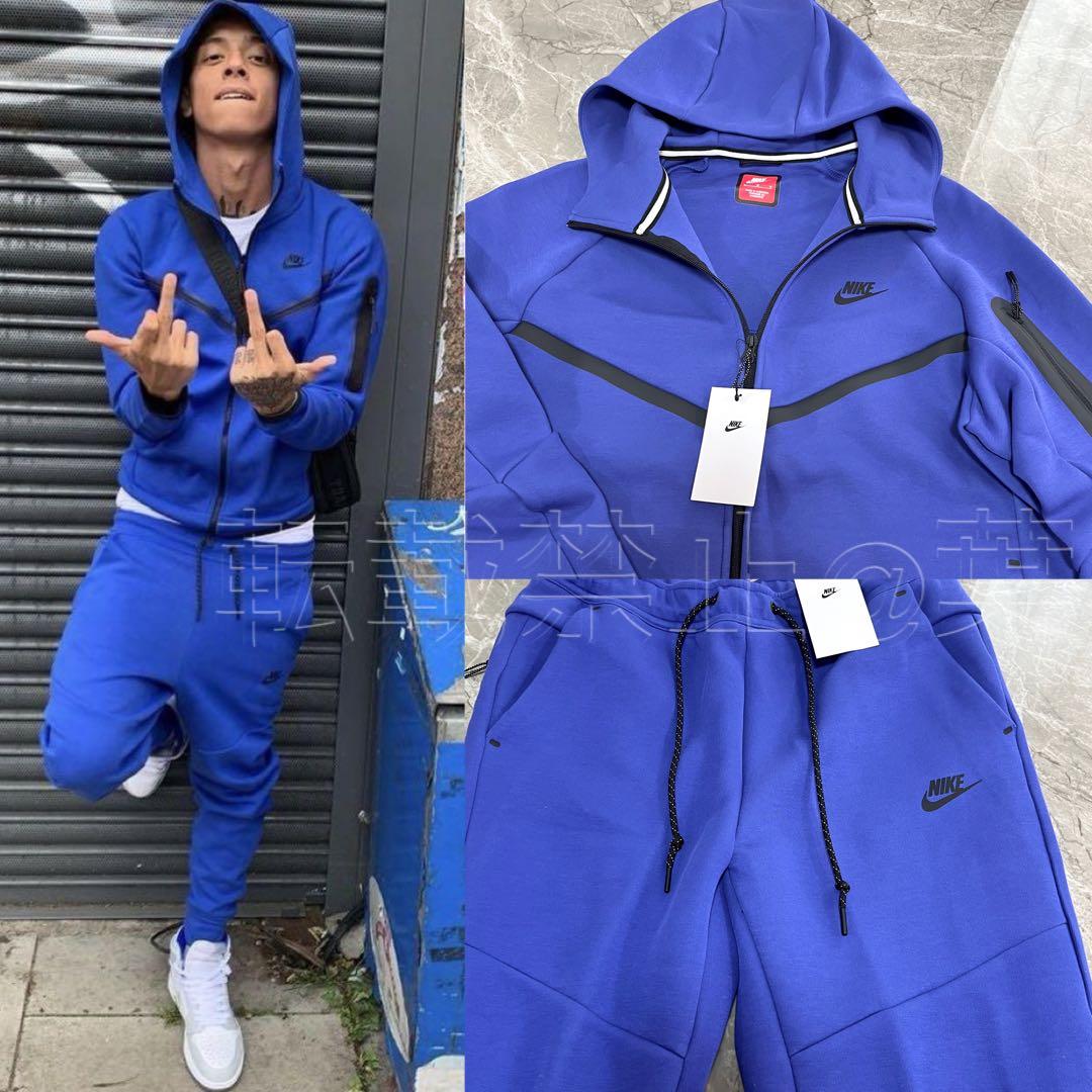 NIKE テックフリース 紫 セットアップM central cee着用 正規品 - メルカリ