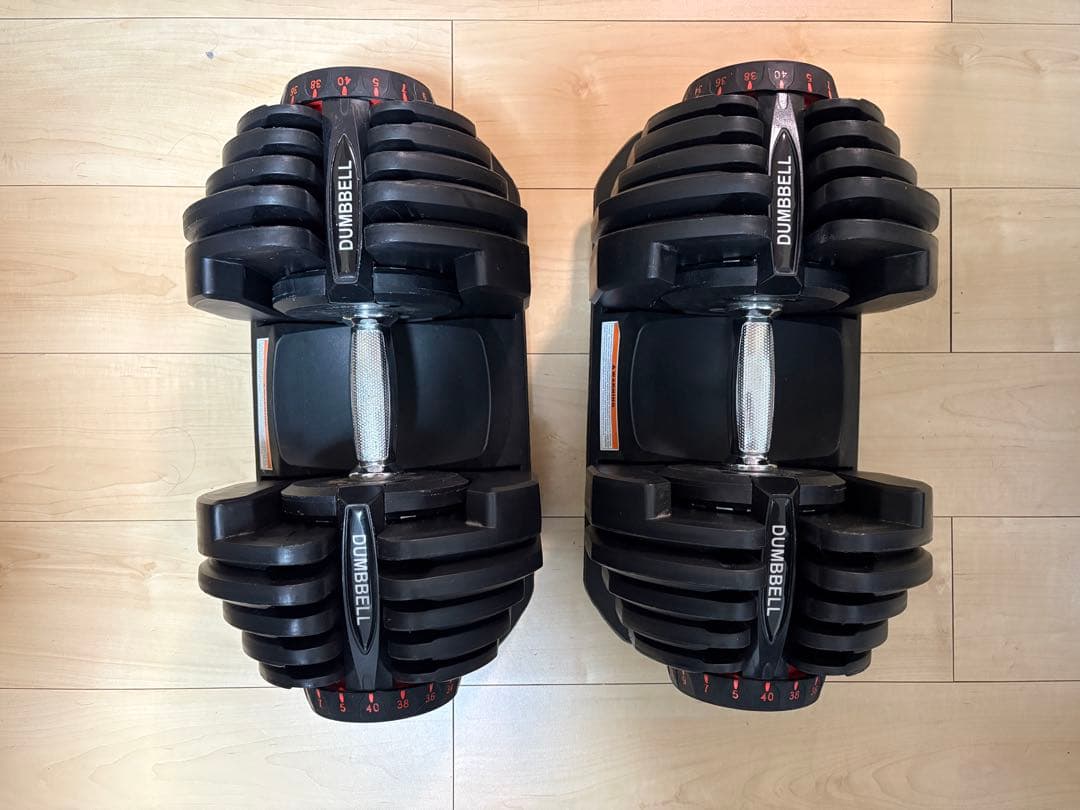 DUMBBELL 可変式ダンベル 5-40kg - メルカリ