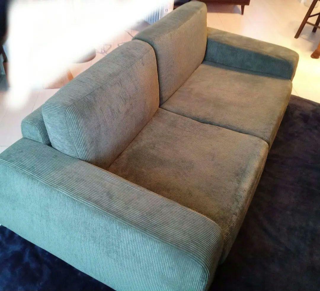 niko andニコアンド ローソファ/グリュックソファー グリーン 幅166