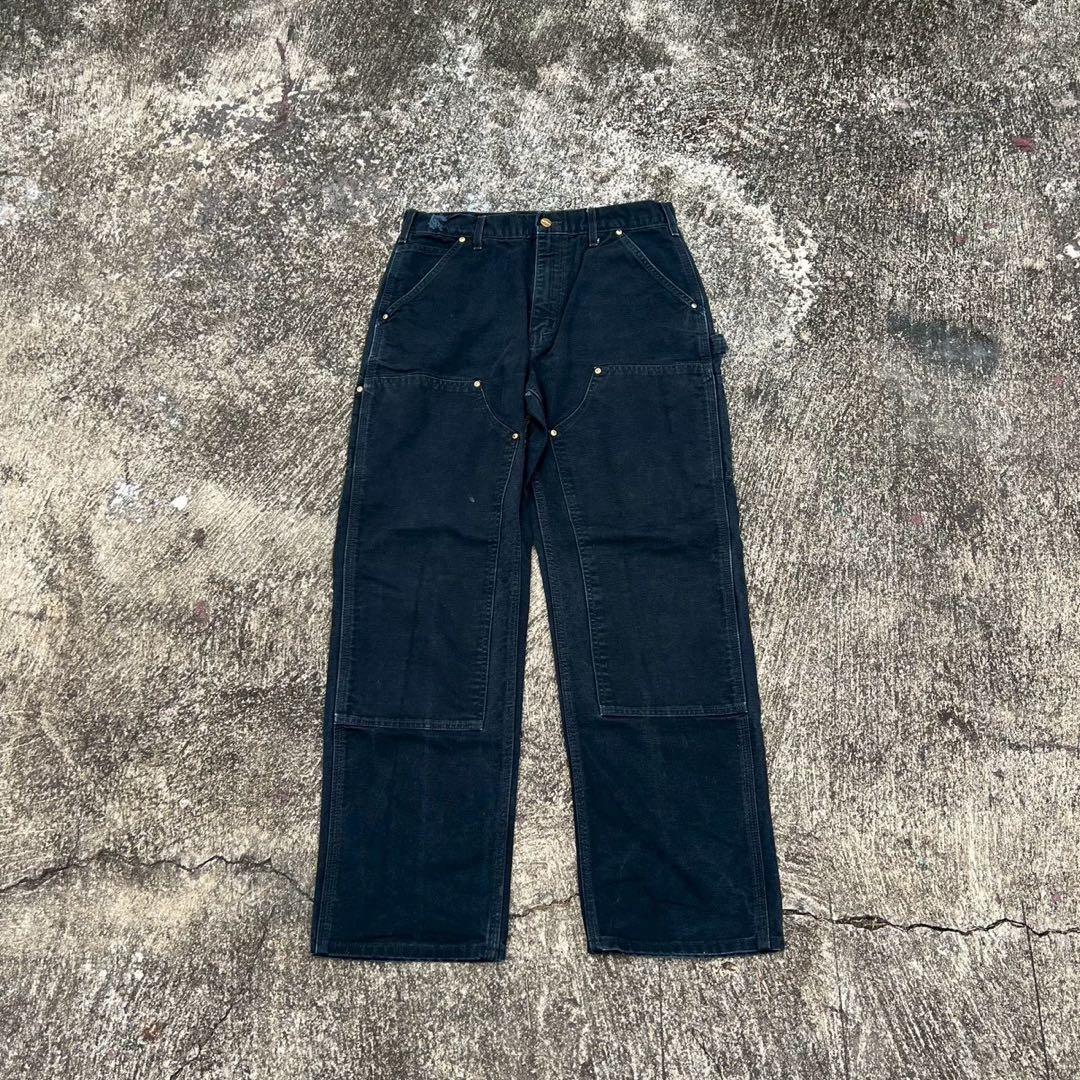 Carhartt ダブルニー ブラック パンツ W32 - メルカリ