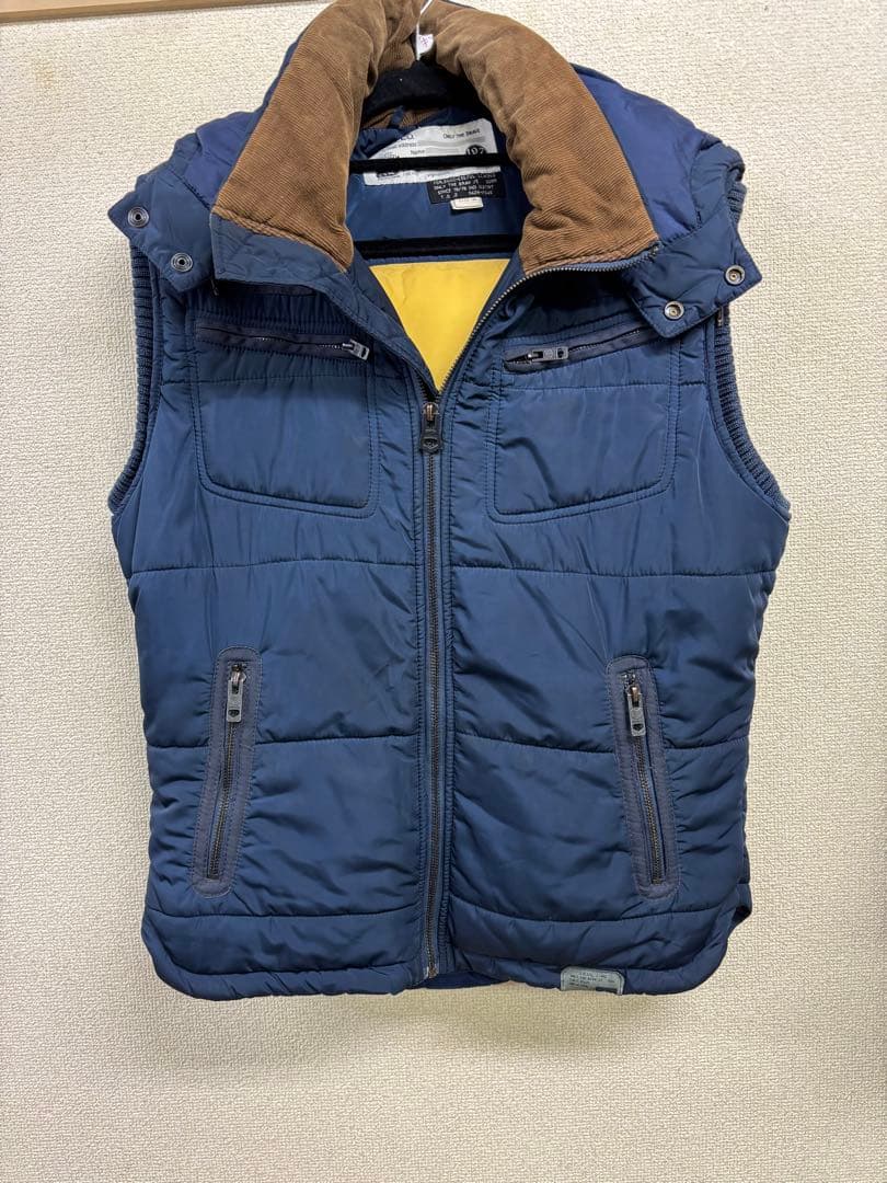 DIESEL ディーゼルネイビー ダウンベスト M - メルカリ