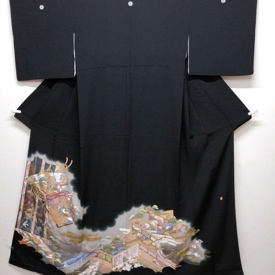 714 半額セール 正絹 友禅 作家もの 黒留袖 5点フルセット - メルカリ