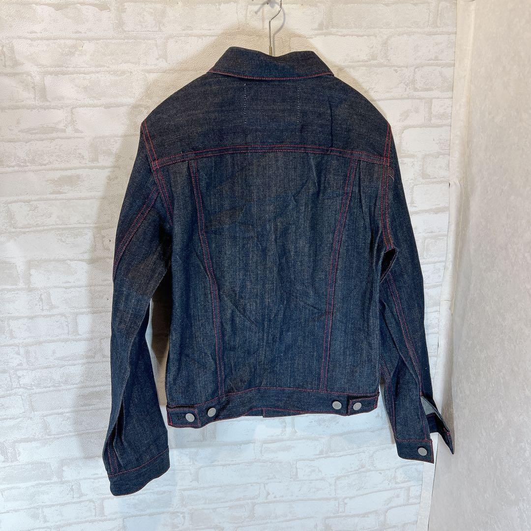 児島GENES【Ꮇ】ラガービールコラボデニムジャケット/Gジャン ネイビー