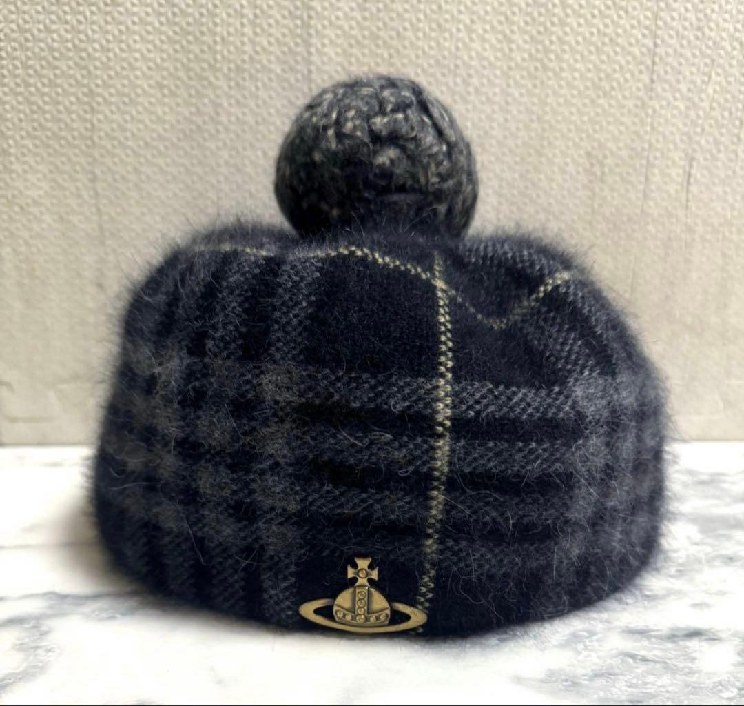 Vivienne Westwood ベレー帽 ブラック - メルカリ