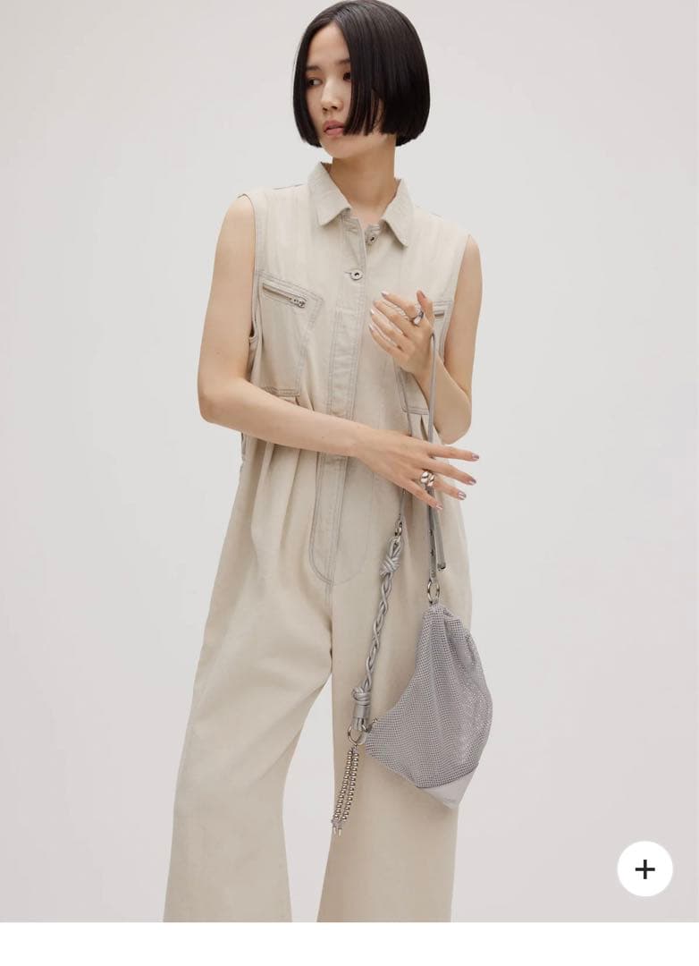 AMERI VINTAGE DENIM WIDE ROMPERS 新品未使用 - メルカリ