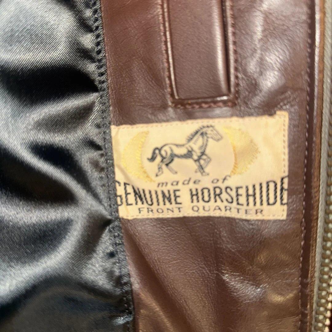 美品❗️34 ロストワールド SUBURBAN ホースレザージャケット(ブラウン