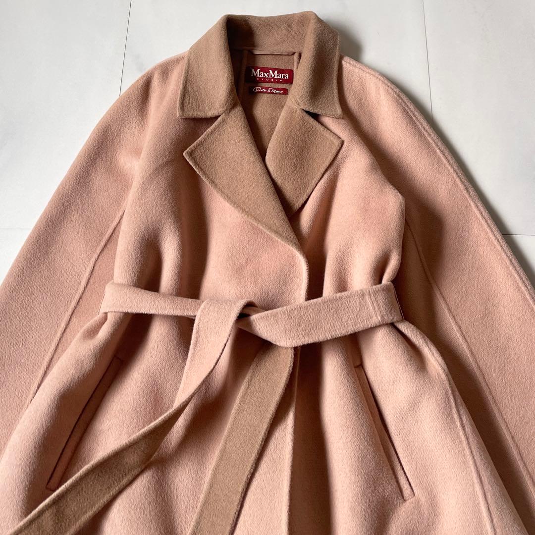 極美品✨マックスマーラ ロングコート クチートアマーノ アンゴラ 着丈