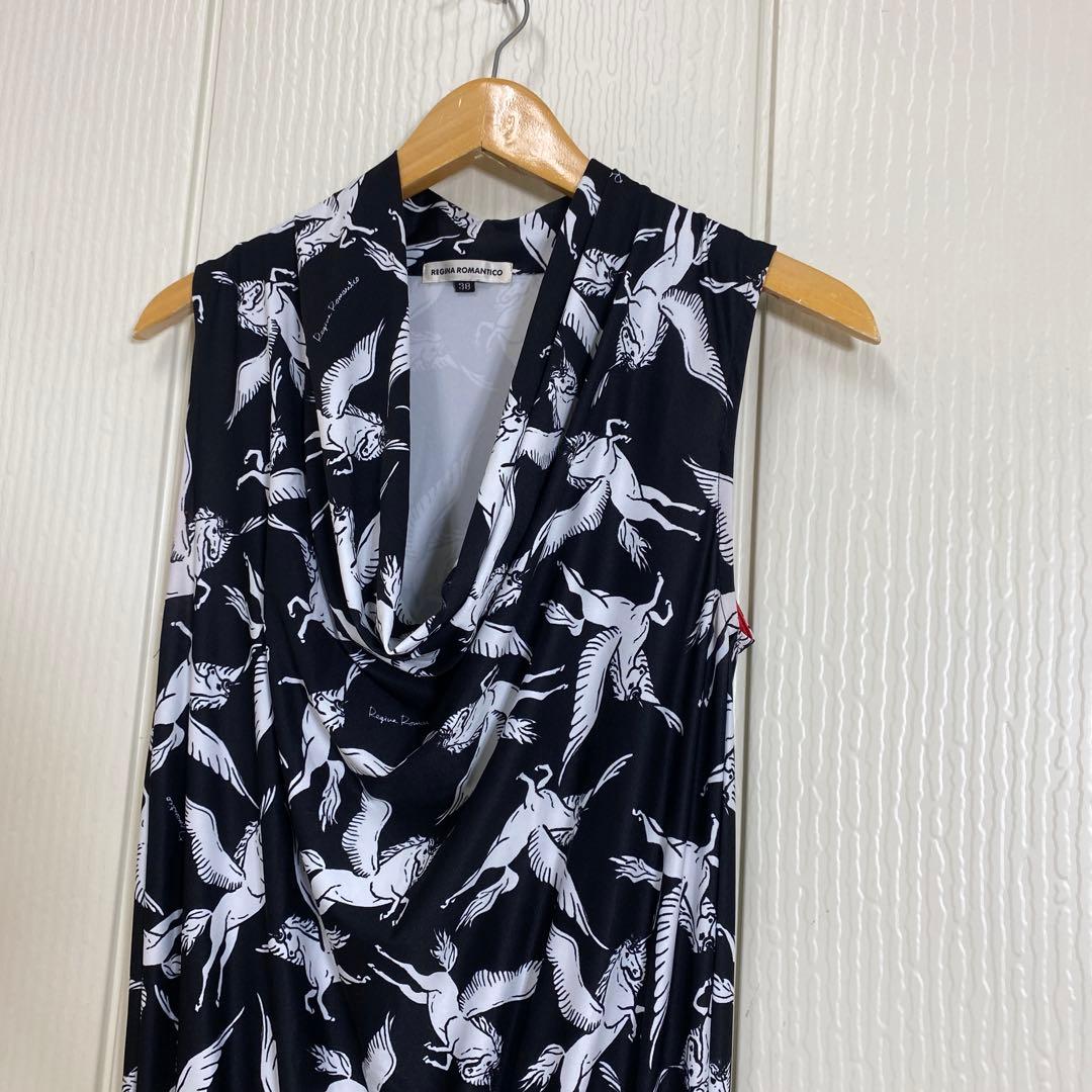 REGINA ROMANTICO ペガサス柄 ストレッチ オールインワン 夏 - メルカリ