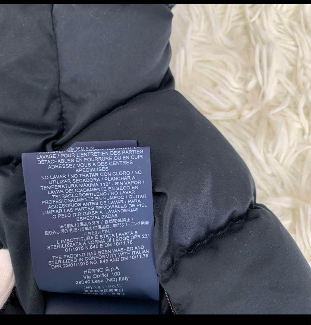 ヘルノ☆ダウンコート☆FOXファー40☆超美品ビームストゥモローラン
