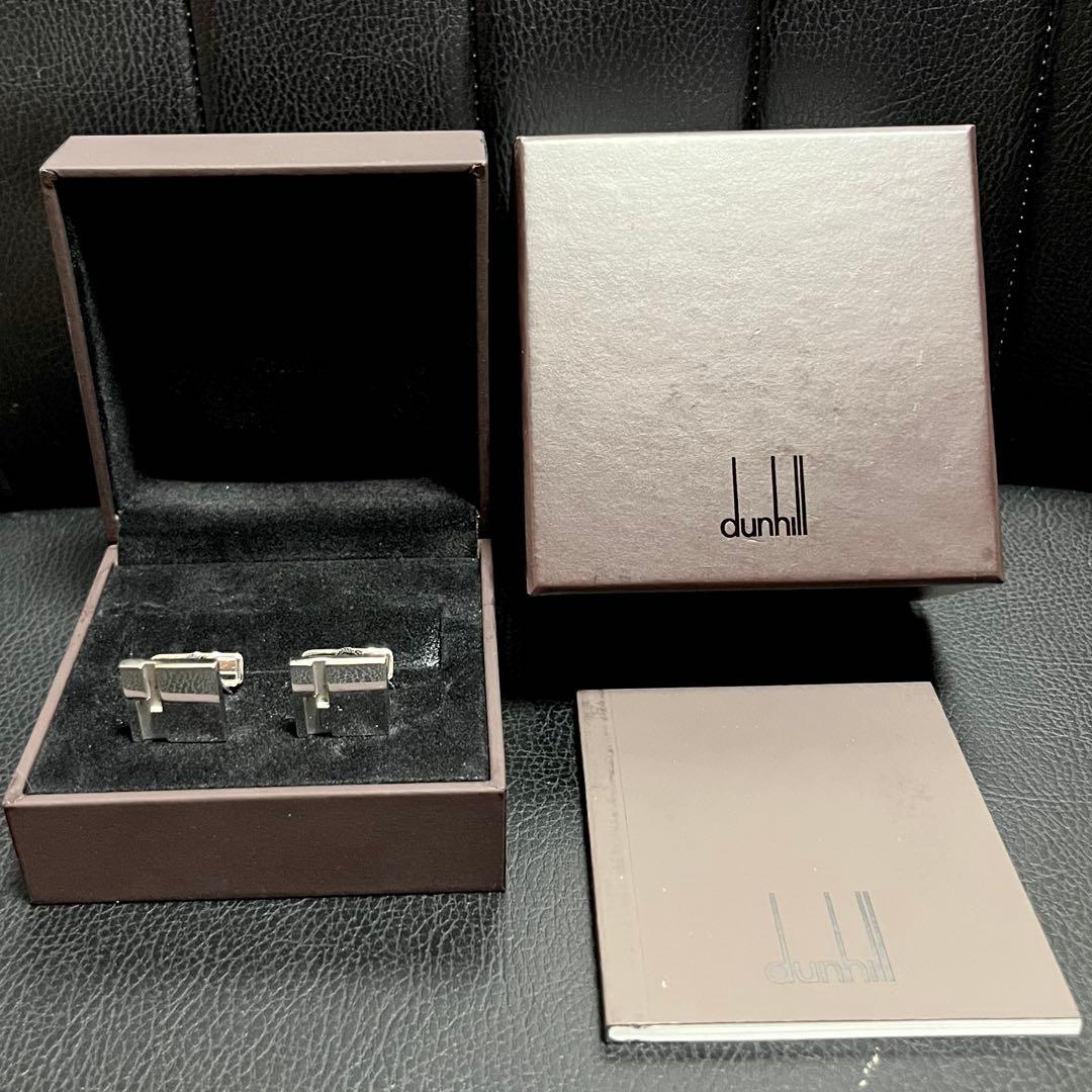 未使用保管品】Dunhill ダンヒル カフス シルバー 箱付き - メルカリ
