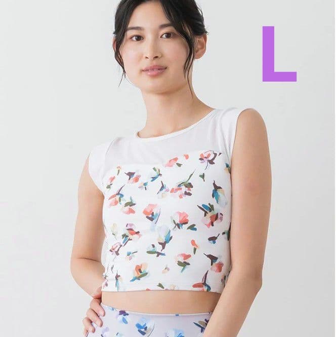 新品】SUKALA ローズプリントグレースショートトップス L - メルカリ