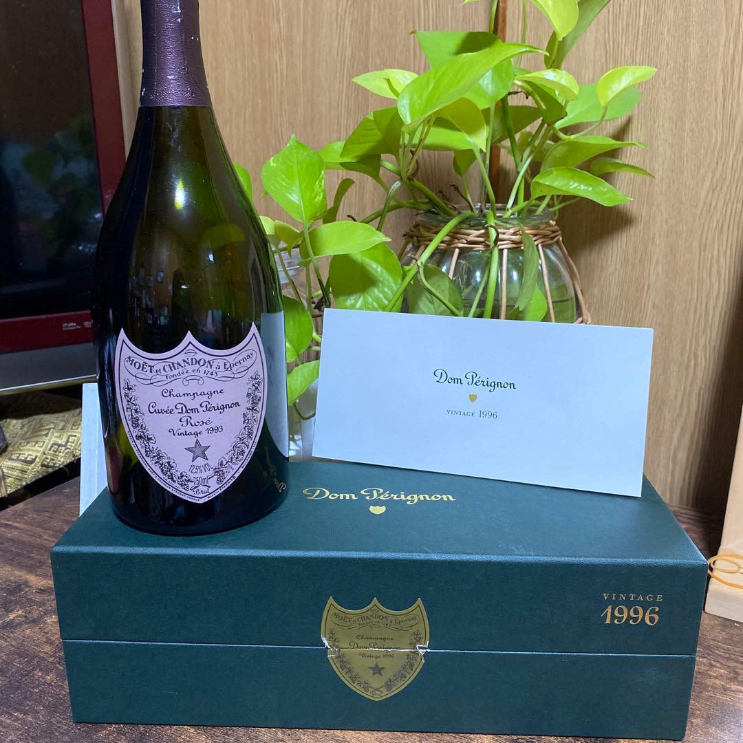 ドンペリニヨン ロゼ 1993 ヴィンテージ 空瓶 1996空箱ヴィンテージ