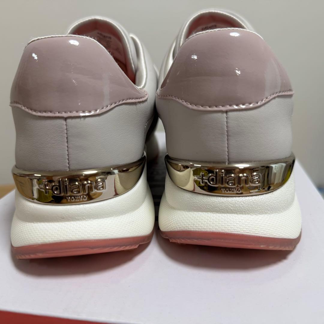 dianaバックル付きゴルフシューズ グレー 24.5cm