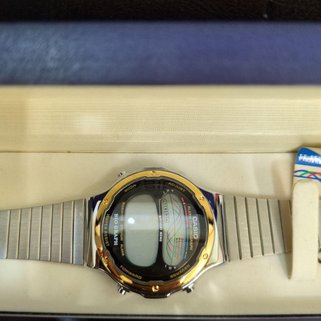 CASIO バイオリズム・マルチアーム-1/100秒ストップウォッチ