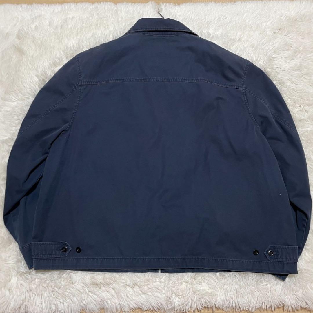 RALPH LAUREN ラルフローレン スイングトップ 2XL 紺 裏チェック