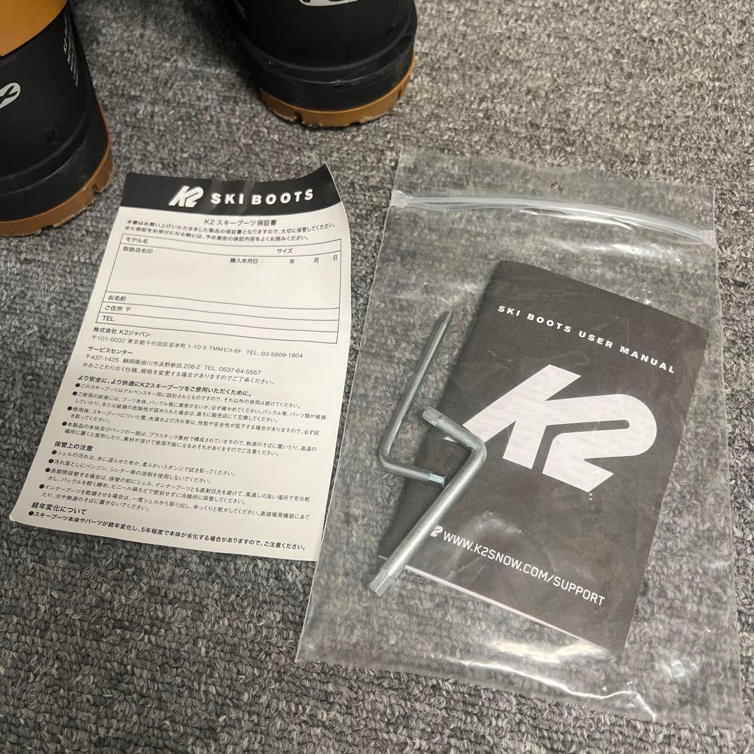 K2 METHOD 24/25モデル 26.5cm スキーブーツ