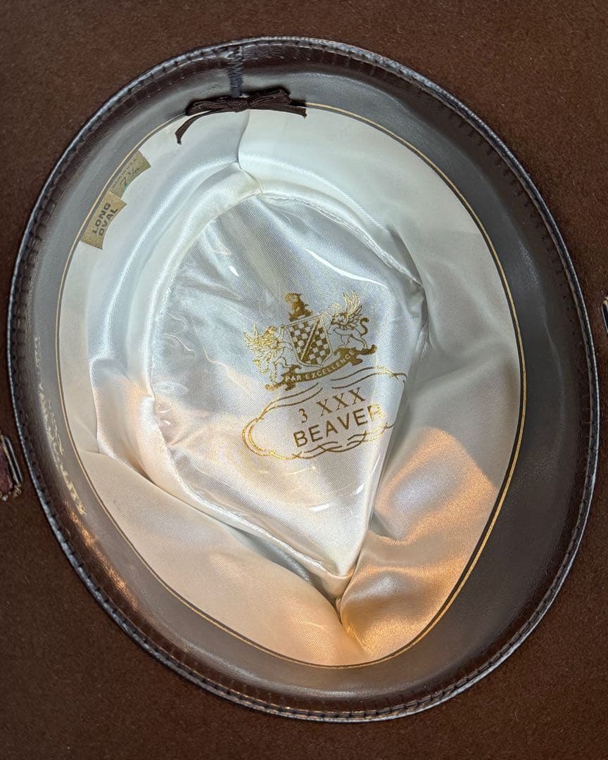 Vintage] 3XXX ビーバーハットブラウン